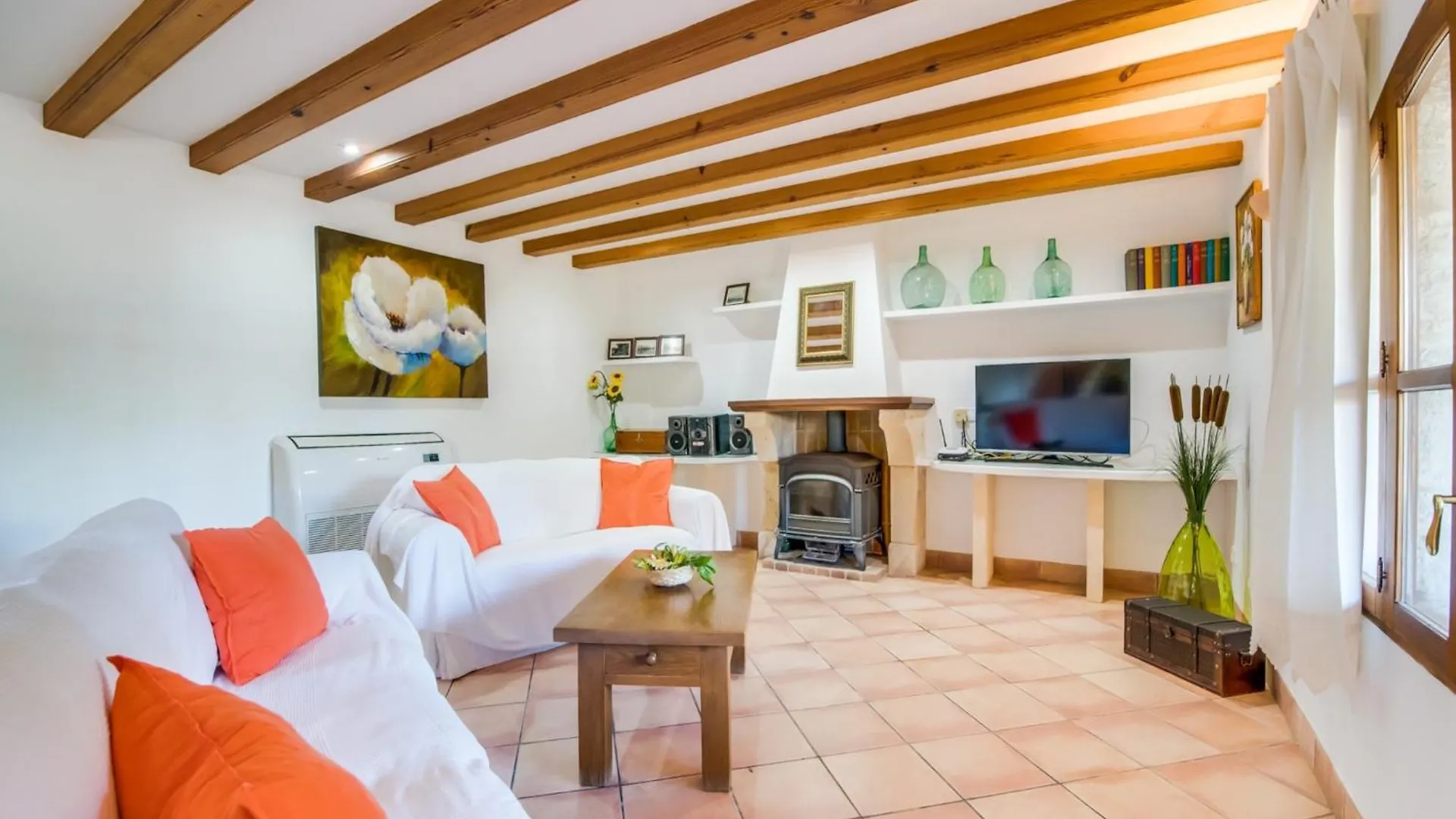 Rural Finca For 8 Guests Búger 펜션